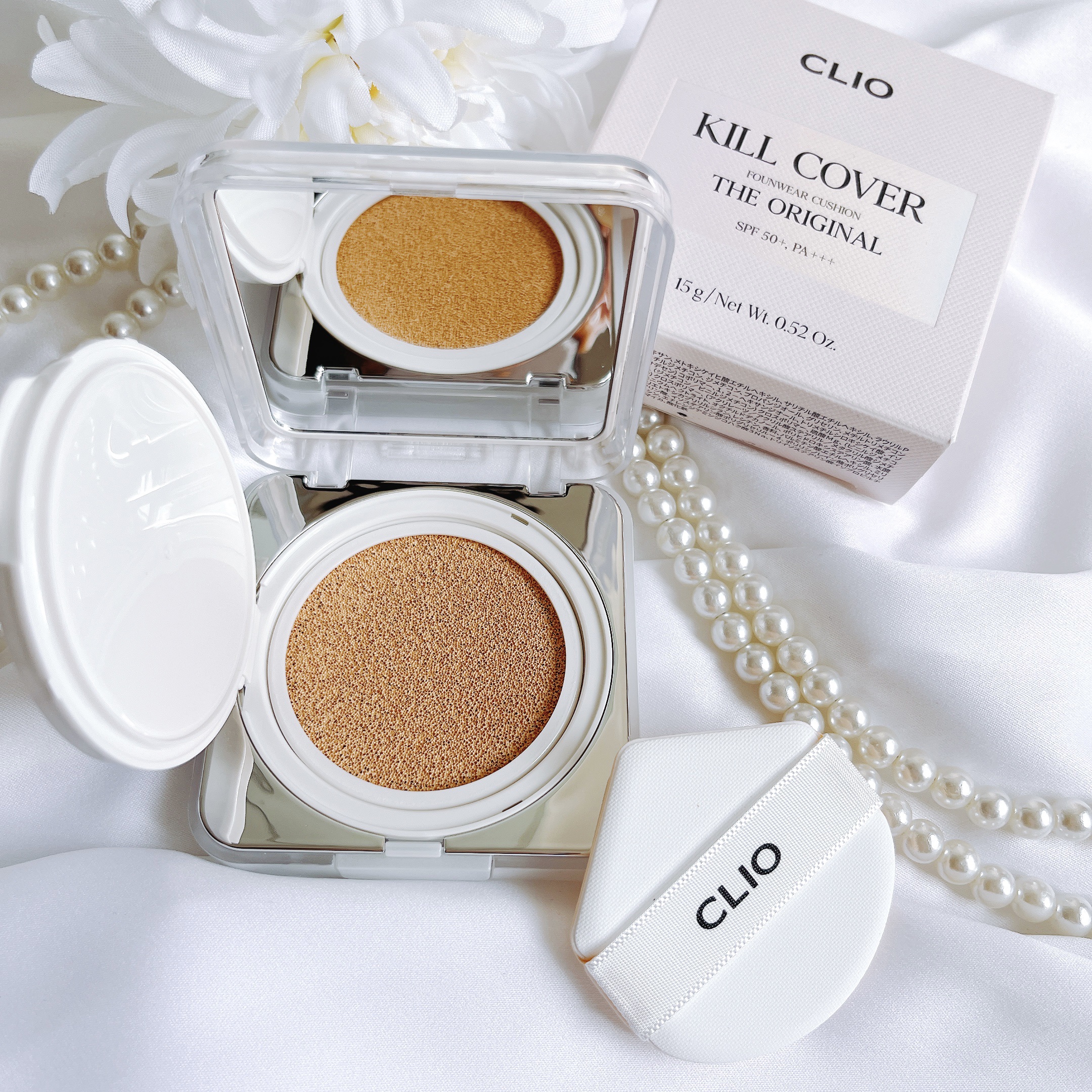 キル カバー ファンウェア クッション ザ オリジナル/CLIO/クッションファンデーションを使ったクチコミ（1枚目）