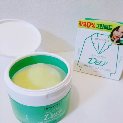 AC コントロール EX ディープ グリーン カーミング パッド 60枚入 /DEWYTREE/トナーパッドを使ったクチコミ(1枚目)