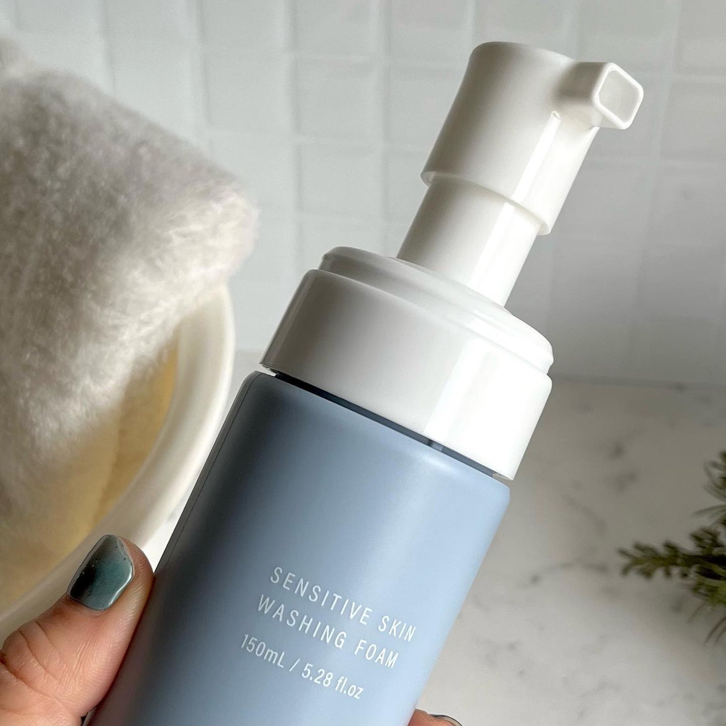 センシティブ スキン ウォッシングフォーム/OSAJI/泡洗顔を使ったクチコミ(2枚目)