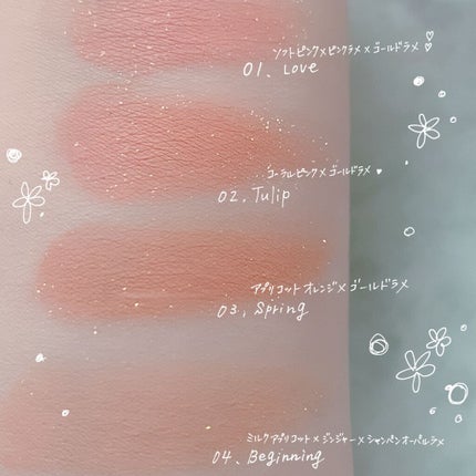 THE アイパレR/b idol/アイシャドウパレットを使ったクチコミ(4枚目)