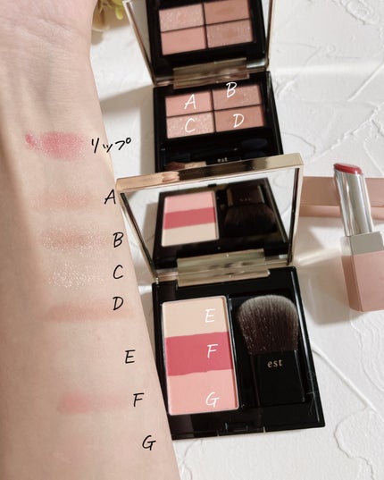 ピュア クラリティ シアー アイシャドウ/est/アイシャドウパレットを使ったクチコミ(8枚目)