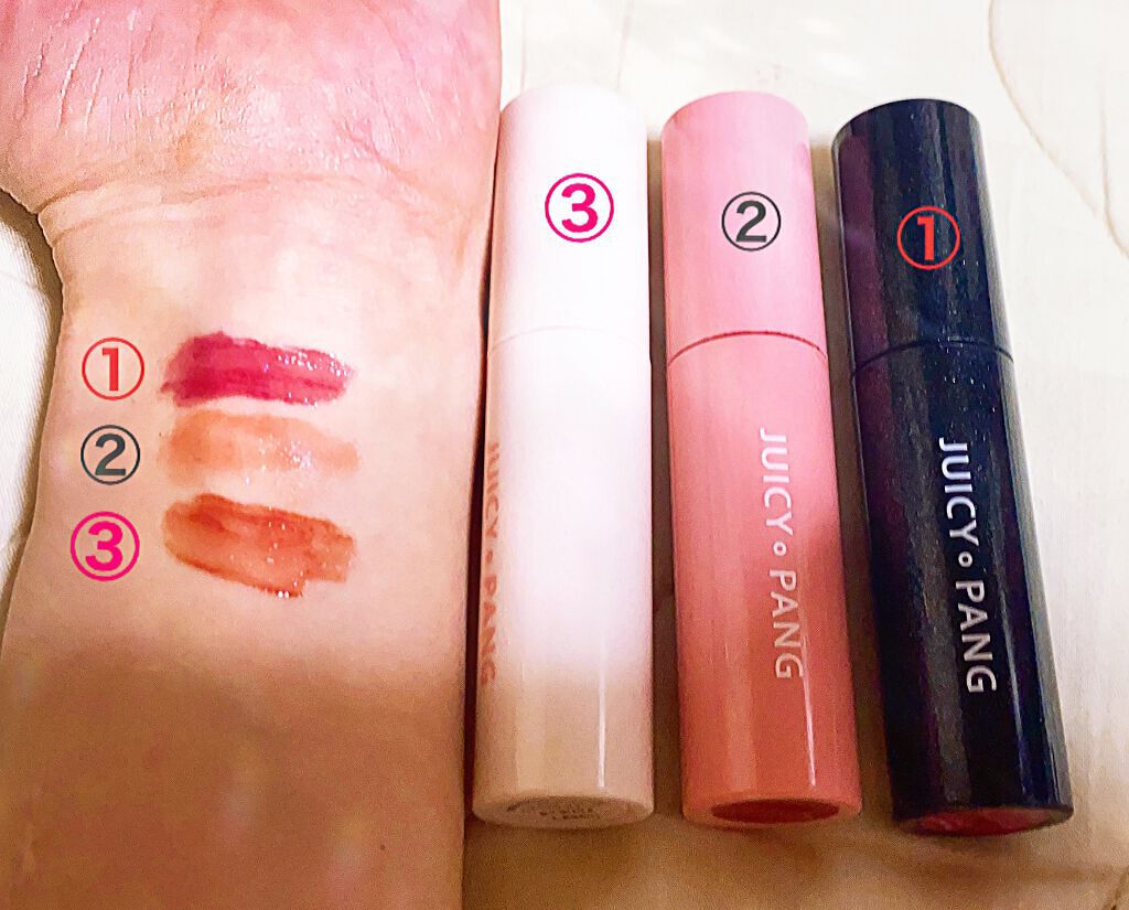 アピュー ジューシーパン スパークリングティント/A’pieu/口紅を使ったクチコミ（2枚目）