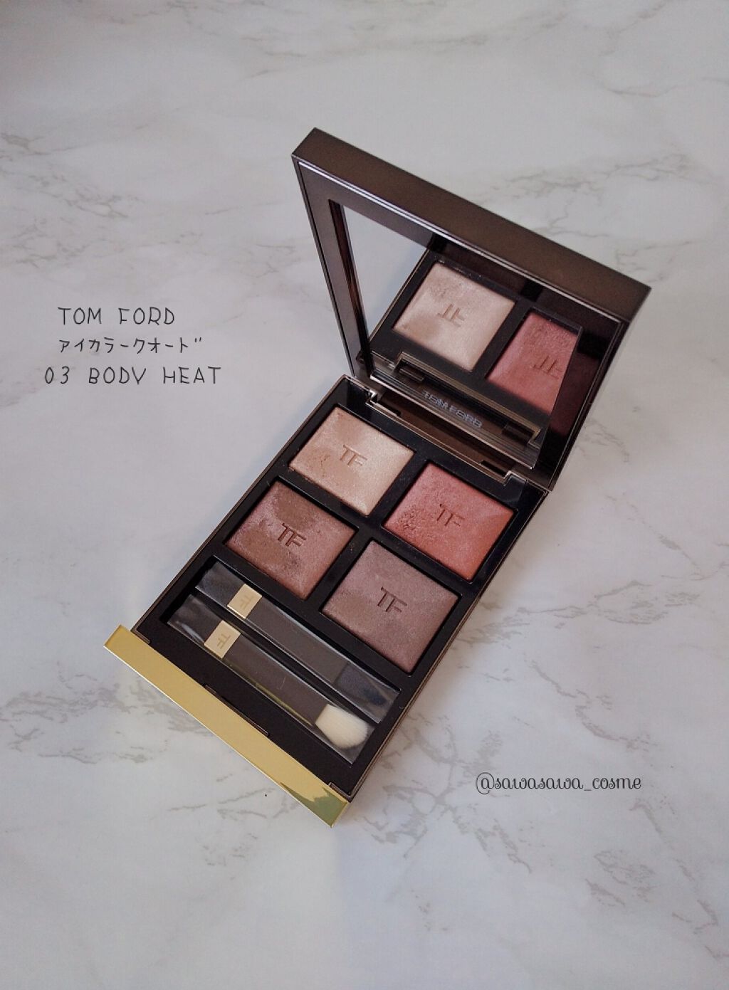 アイ カラー クォード/TOM FORD BEAUTY/アイシャドウパレットを使ったクチコミ(2枚目)