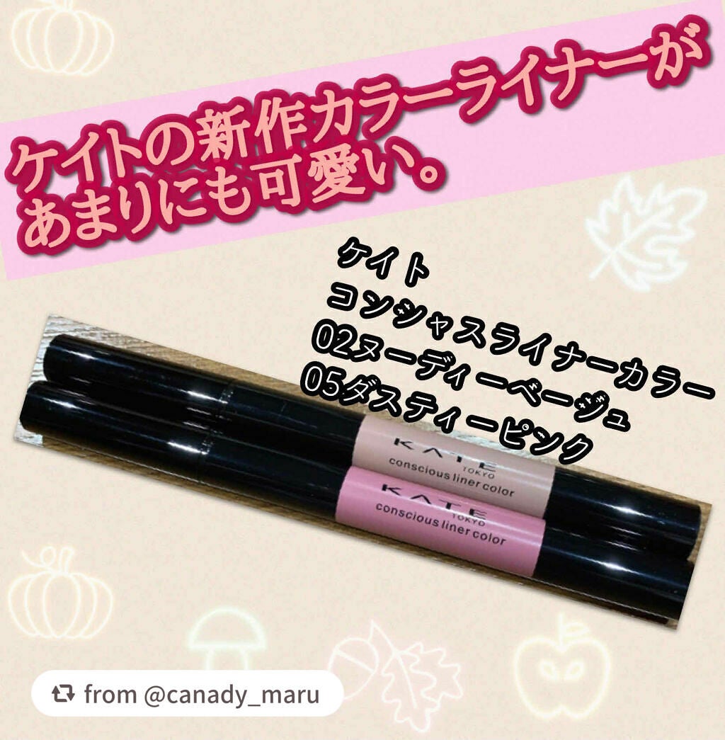 コンシャスライナーカラー/KATE/リキッドアイライナーを使ったクチコミ(1枚目)