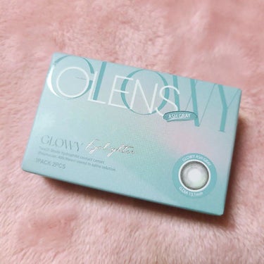 Eyelighter Glowy 1Month アッシュグレー/OLENS/カラーコンタクトレンズを使ったクチコミ（2枚目）