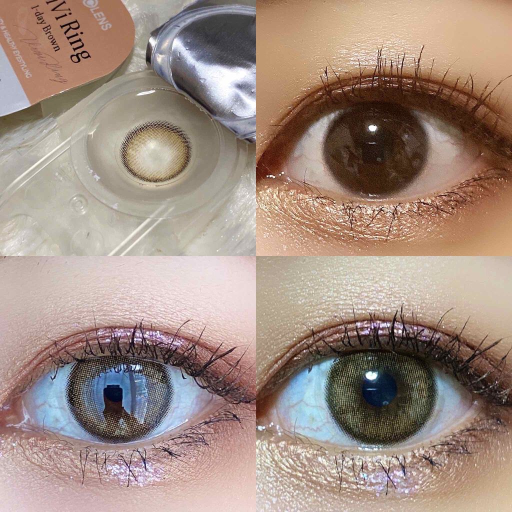ViVi Ring 1day/OLENS/ワンデー(1DAY)カラコンを使ったクチコミ(3枚目)