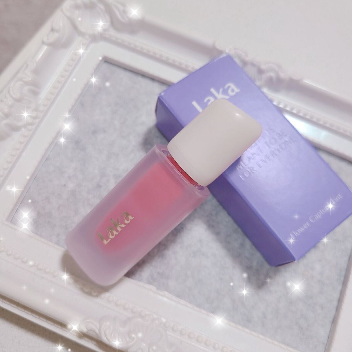 フラワーキャプチャーティント/Laka/口紅を使ったクチコミ(1枚目)