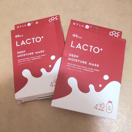 ラクトプラス ディープモイスチャーマスク/G9SKIN/シートマスク・パックを使ったクチコミ(1枚目)