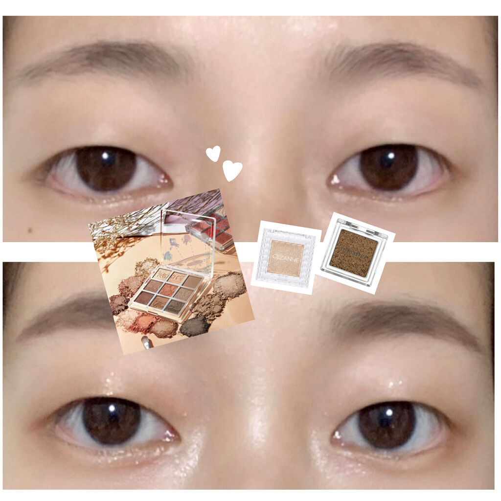 シングルカラーアイシャドウ/CEZANNE/単色アイシャドウを使ったクチコミ（1枚目）