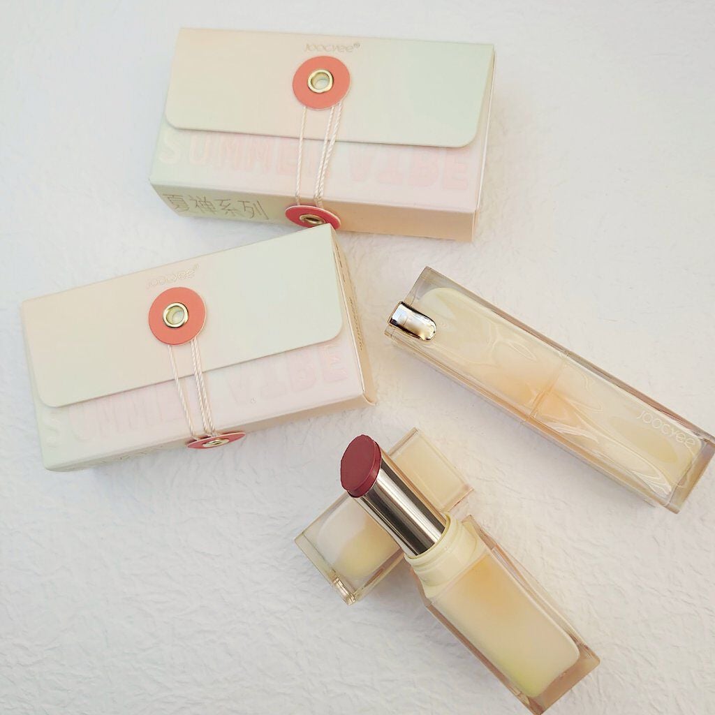 夏禅シリーズ 水光シアーリップスティック/Joocyee/口紅を使ったクチコミ(2枚目)