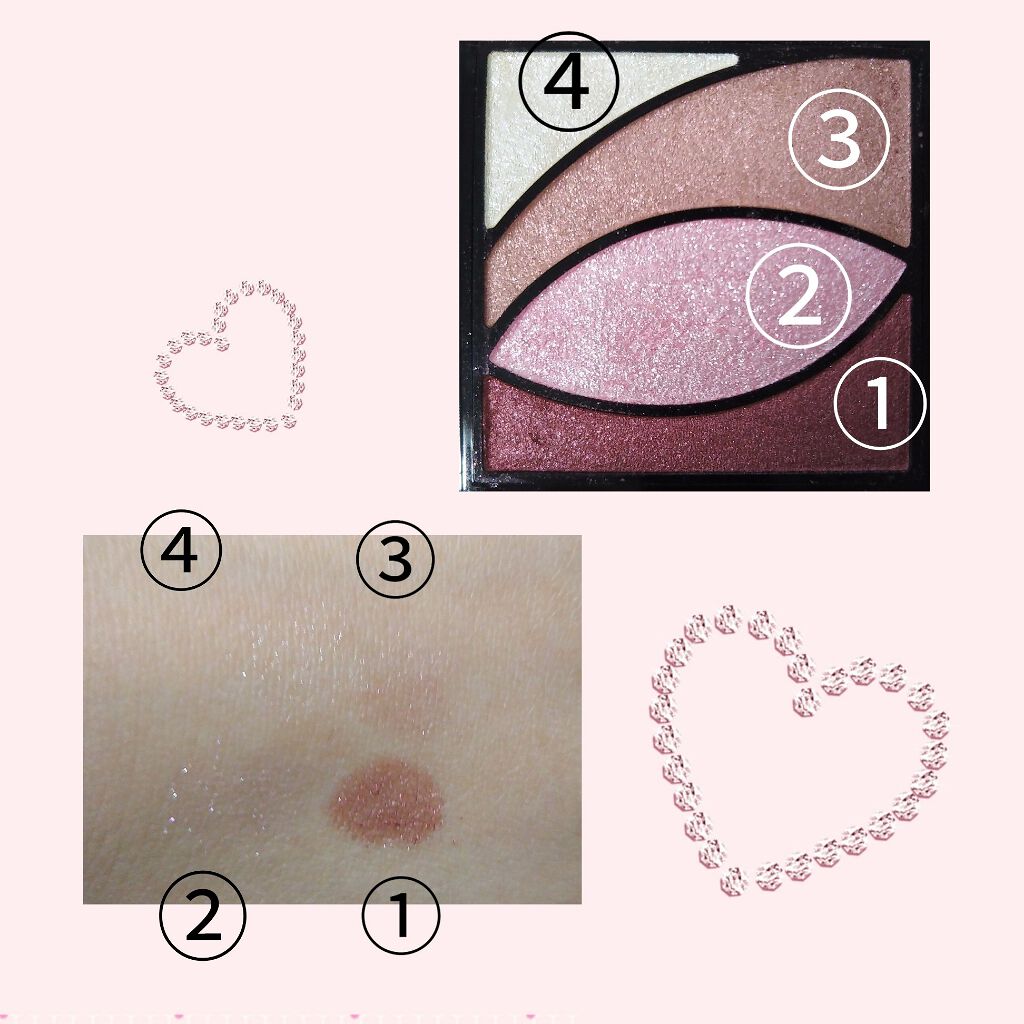 UR GLAM VELVET EYE COLOR PALETTE/U R GLAM/アイシャドウパレットを使ったクチコミ(3枚目)