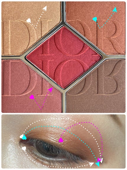 【旧】サンク クルール クチュール/Dior/アイシャドウパレットを使ったクチコミ(3枚目)