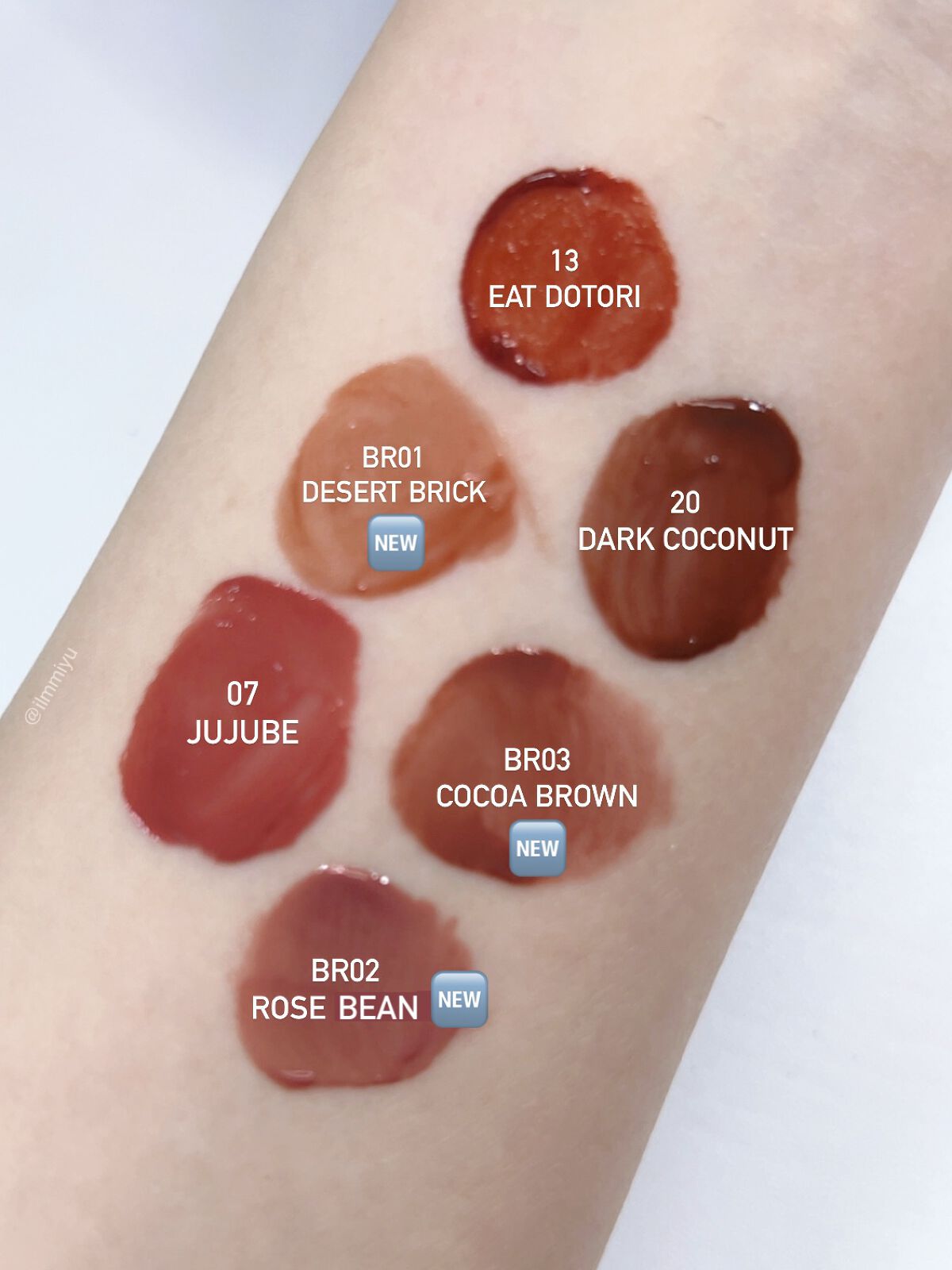 アンドバイロムアンド グラッシーボムティント/&nd by rom&nd/リップティントを使ったクチコミ(3枚目)