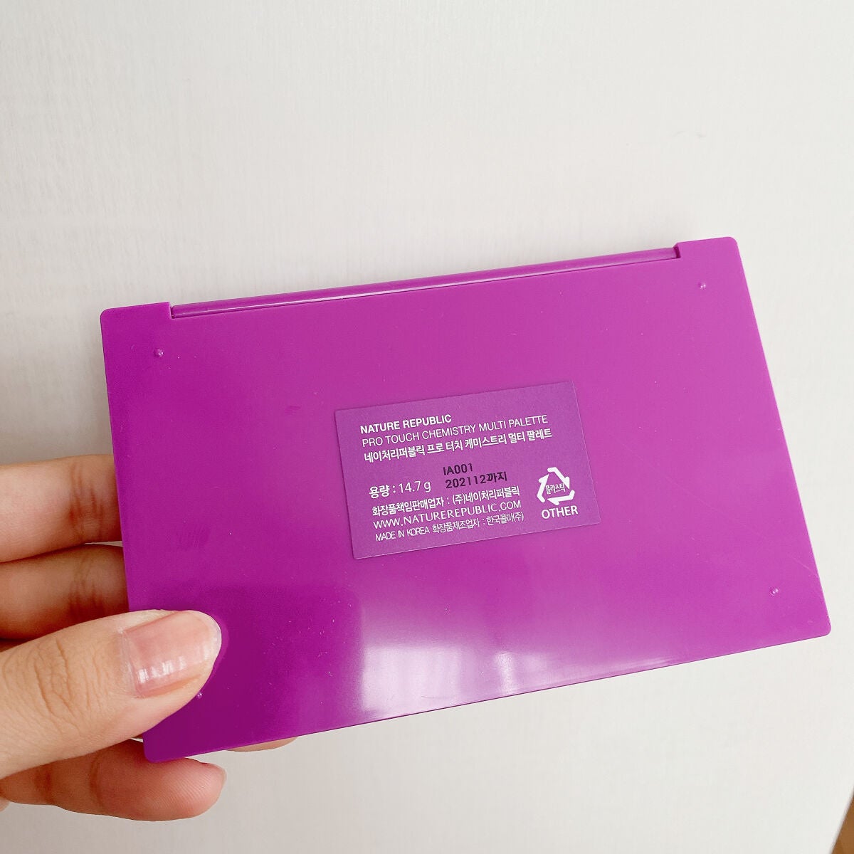プロタッチケミストリーマルチパレット01/ネイチャーリパブリック/アイシャドウパレットを使ったクチコミ(3枚目)