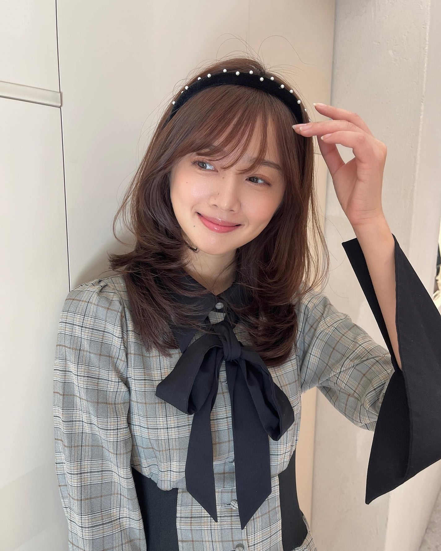 HARUNA on LIPS 「ワンカールレイヤースタイル⭐️柔らかいカールのレイヤースタイル..」(6枚目)