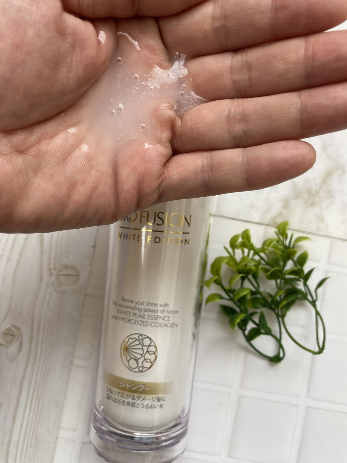 バイオフュージョン ホワイトシャンプー/ホワイトコンディショナー/LUX/市販シャンプーを使ったクチコミ（3枚目）