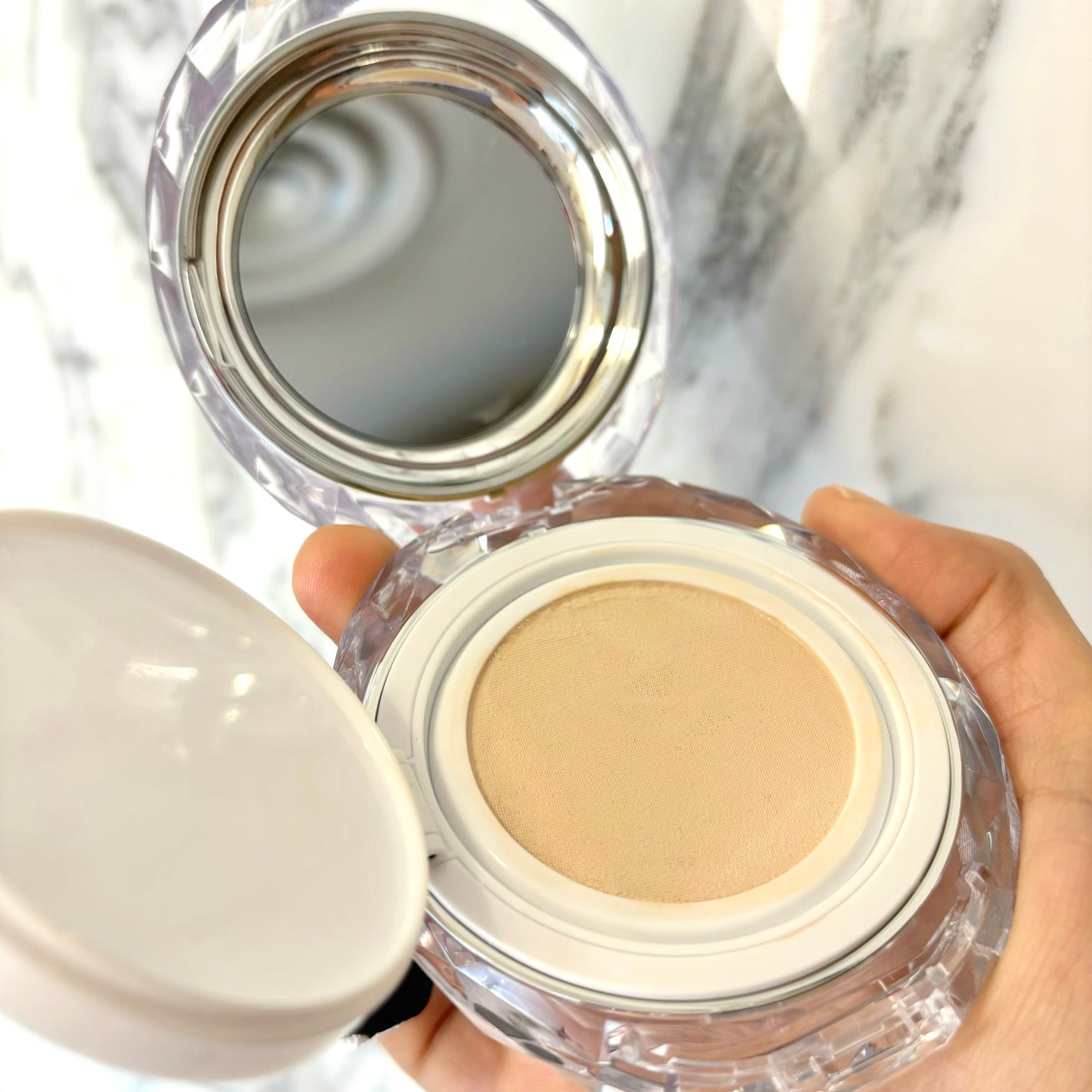 マスクフィット クリスタルメッシュクッション/TIRTIR(ティルティル)/クッションファンデーションを使ったクチコミ(3枚目)