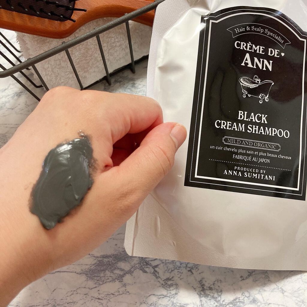 ブラッククリームシャンプー/creme de Ann/市販シャンプーを使ったクチコミ(3枚目)