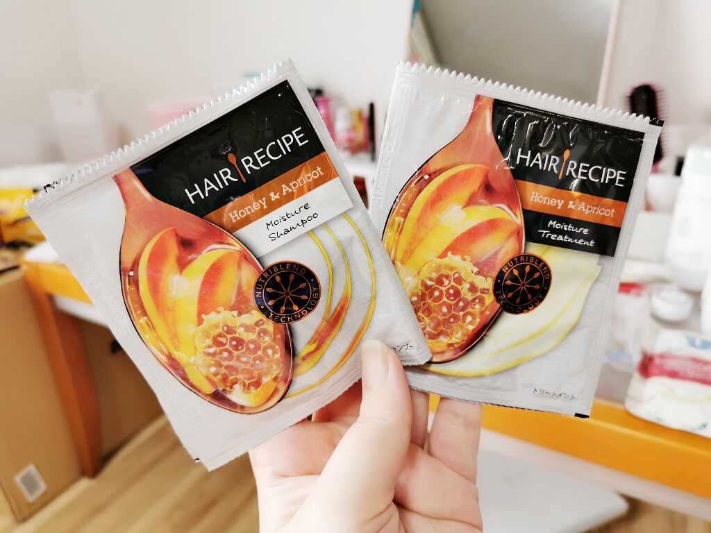 ハニーアプリコット エンリッチ モイスチャー レシピ /HAIR RECIPE/市販シャンプーを使ったクチコミ(1枚目)