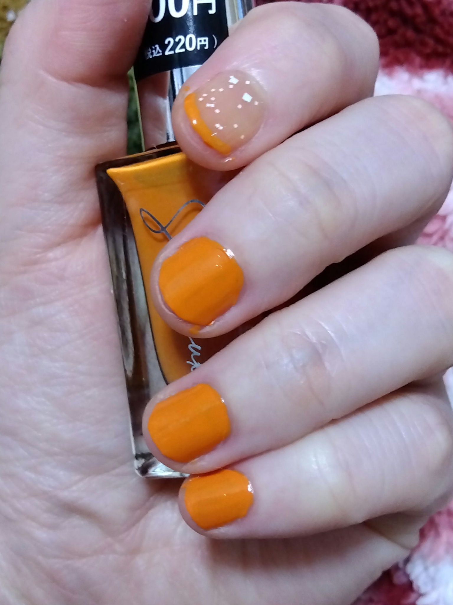 Somptueux(ソンプチュー) ネイルポリッシュ ST-NP-68/DAISO/マニキュアを使ったクチコミ（2枚目）