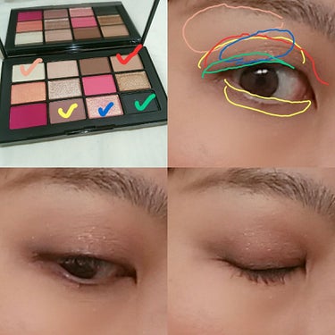 ハイプト アイシャドーパレット/NARS/アイシャドウパレットを使ったクチコミ（3枚目）