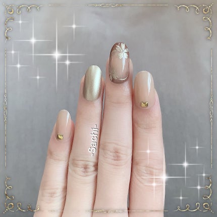 ネイルホリック Future Metal GD046/ネイルホリック/マニキュアを使ったクチコミ(2枚目)