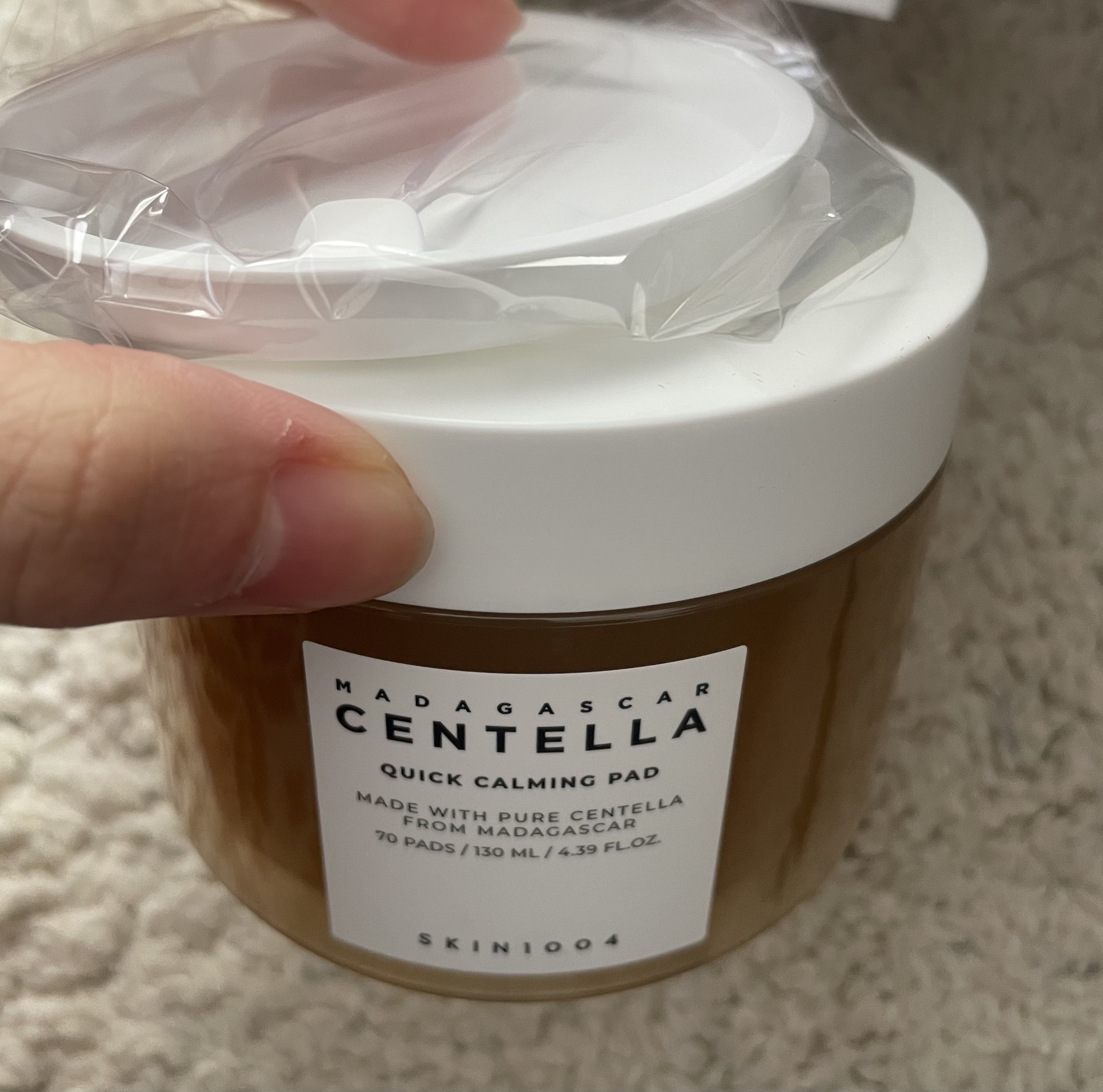 センテラ クイックカーミングパッド/SKIN1004/トナーパッドを使ったクチコミ（2枚目）