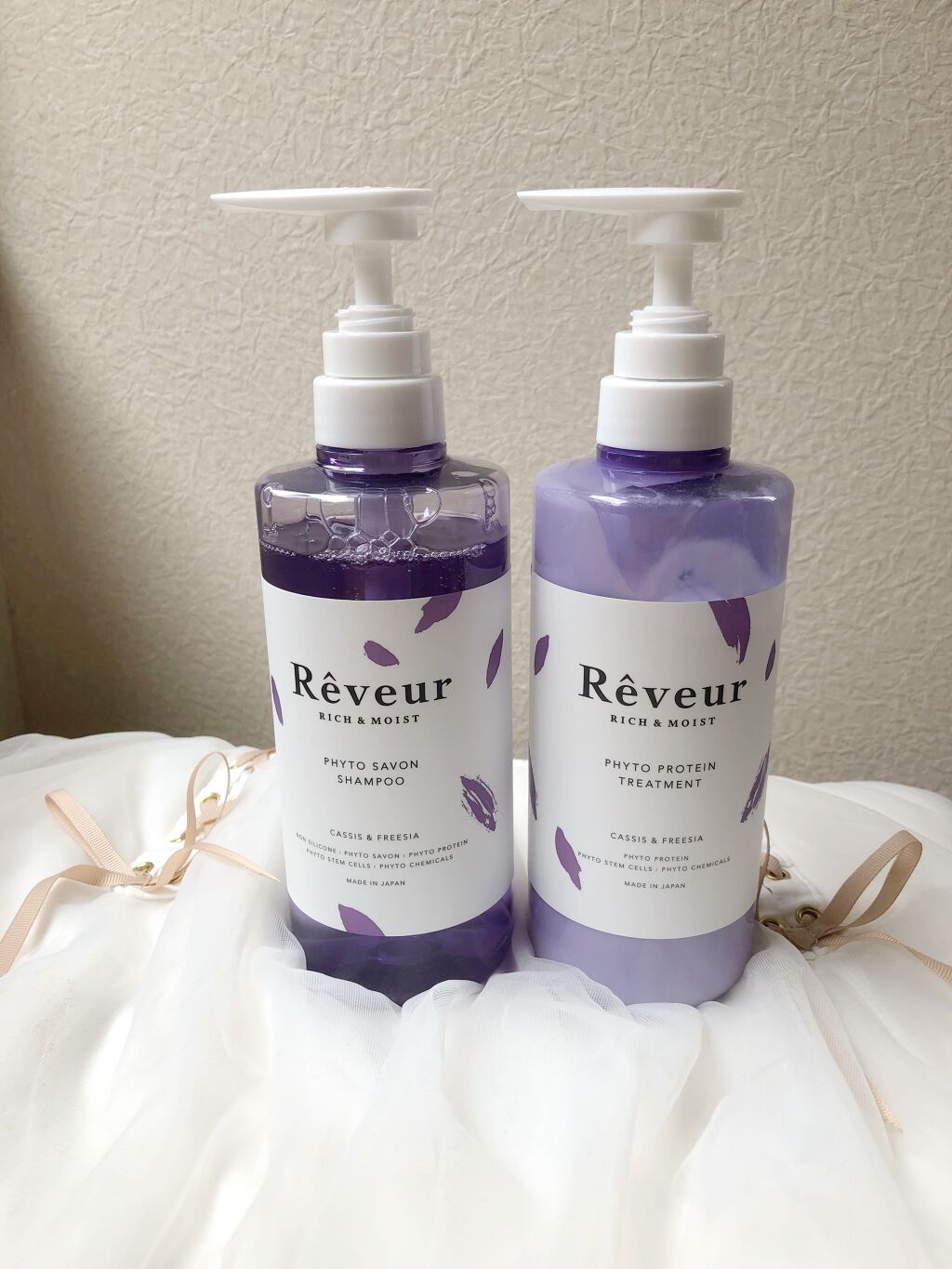 レヴール リッチ＆モイスト シャンプー／トリートメント/Reveur(レヴール)/市販シャンプーを使ったクチコミ（1枚目）