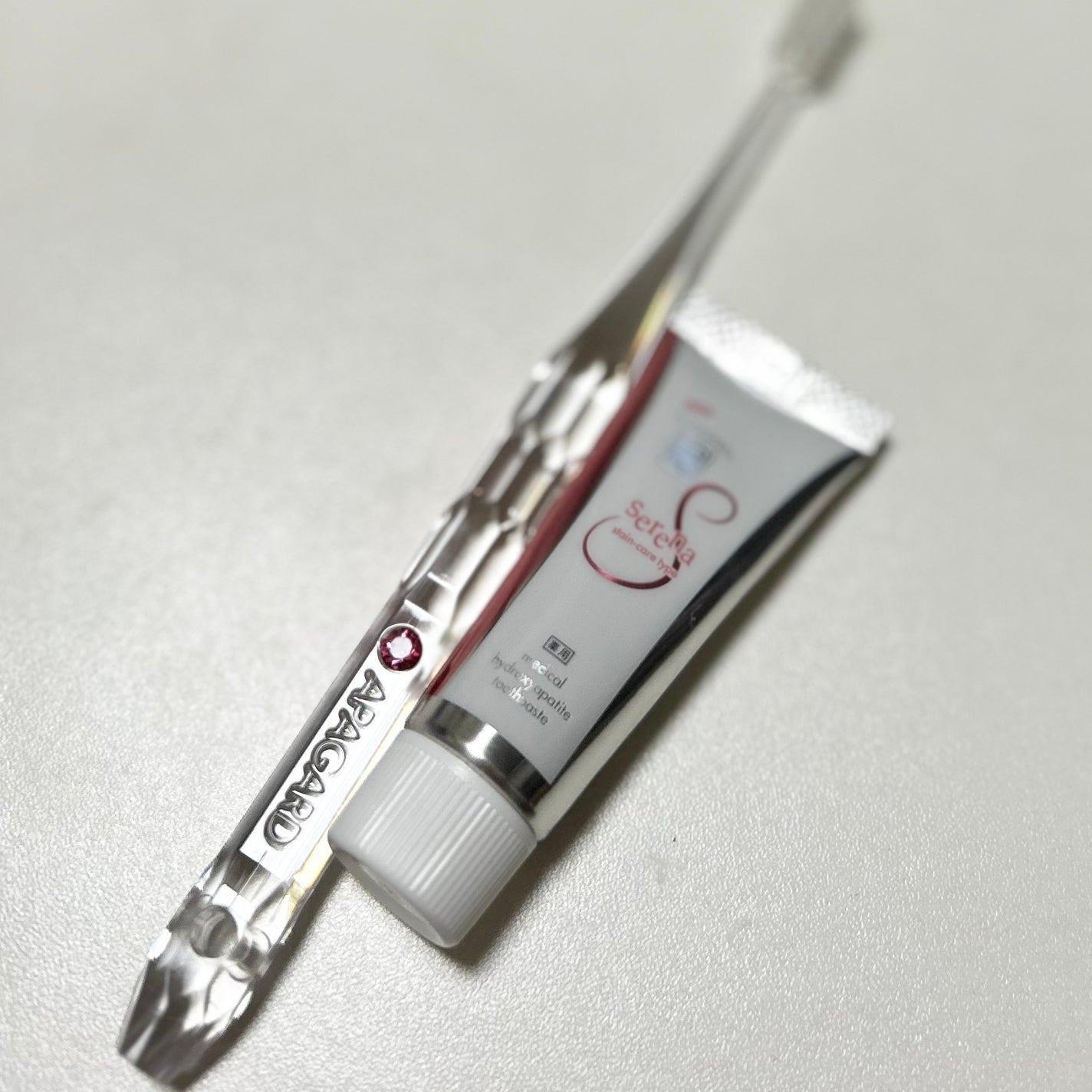 アパガードクリスタル歯ブラシ/アパガード/歯ブラシを使ったクチコミ(1枚目)