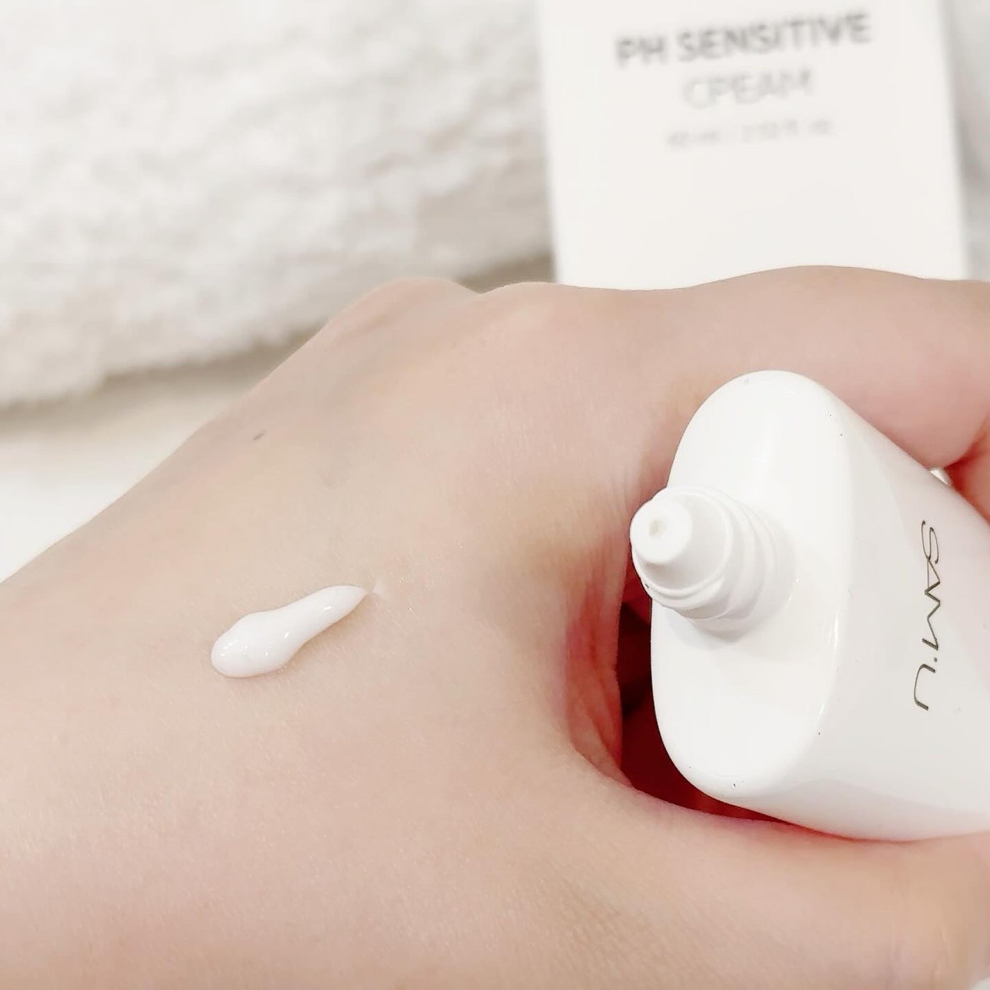 サミュ PHセンシティブクリーム/SAM'U/フェイスクリームを使ったクチコミ(4枚目)