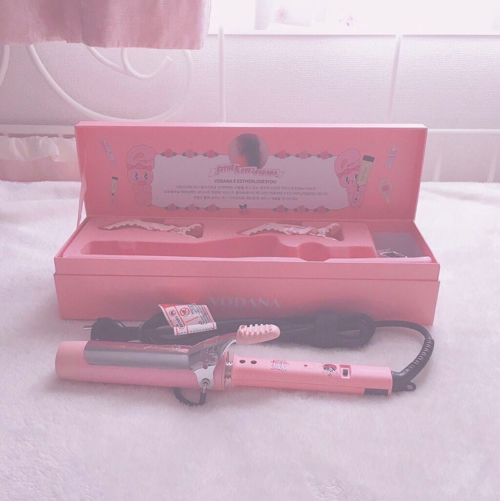 グラムウェーブ カーリングアイロン 36mm/40mm/VODANA (ボダナ)/カールアイロンを使ったクチコミ(2枚目)