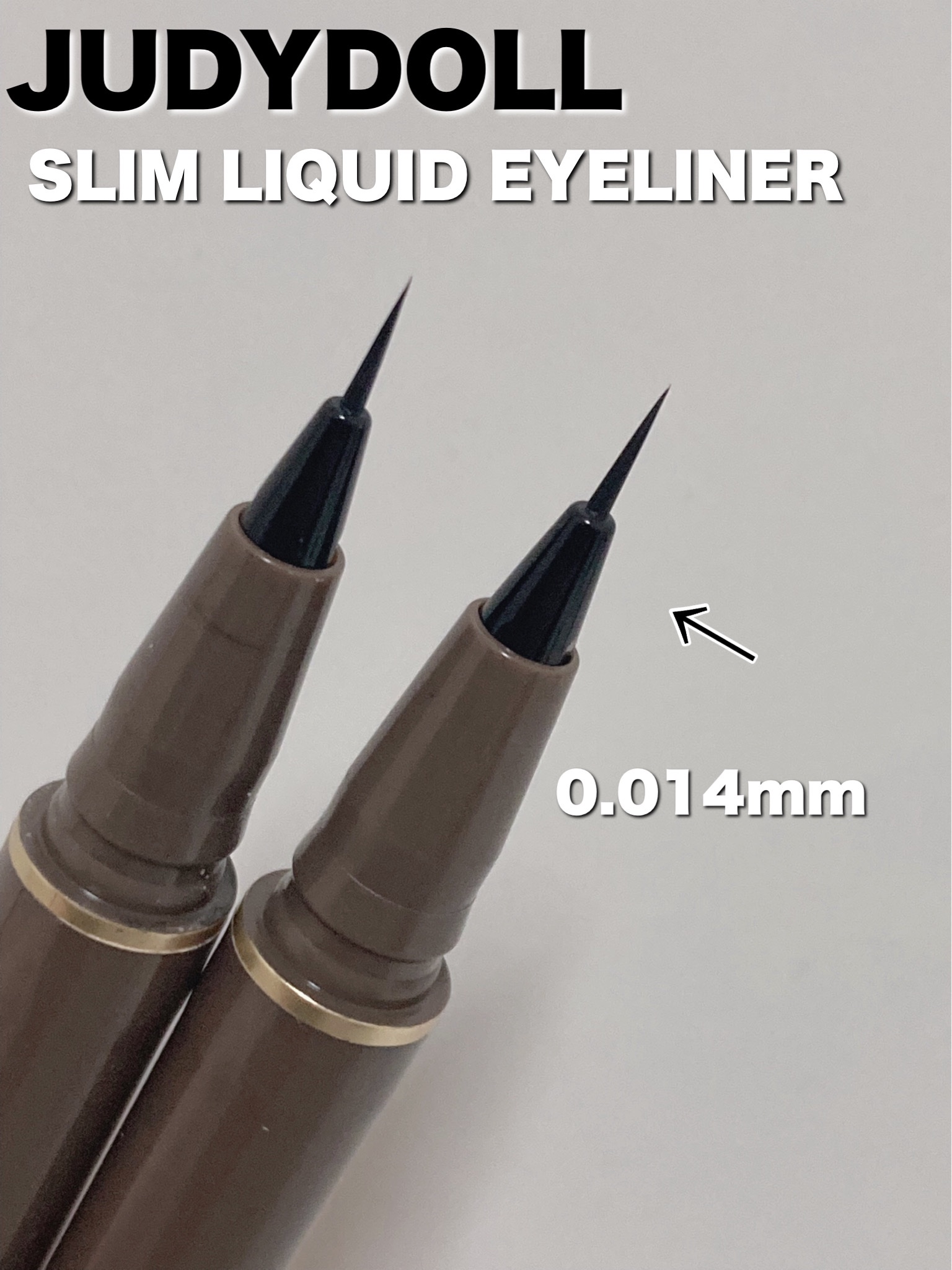 SLIM LIQUID EYELINER #02/JUDYDOLL/リキッドアイライナーを使ったクチコミ（2枚目）