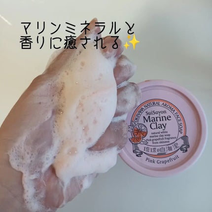 琉球のホワイトマリンクレイ洗顔石鹸/SuiSavon/洗顔フォームを使ったクチコミ(3枚目)