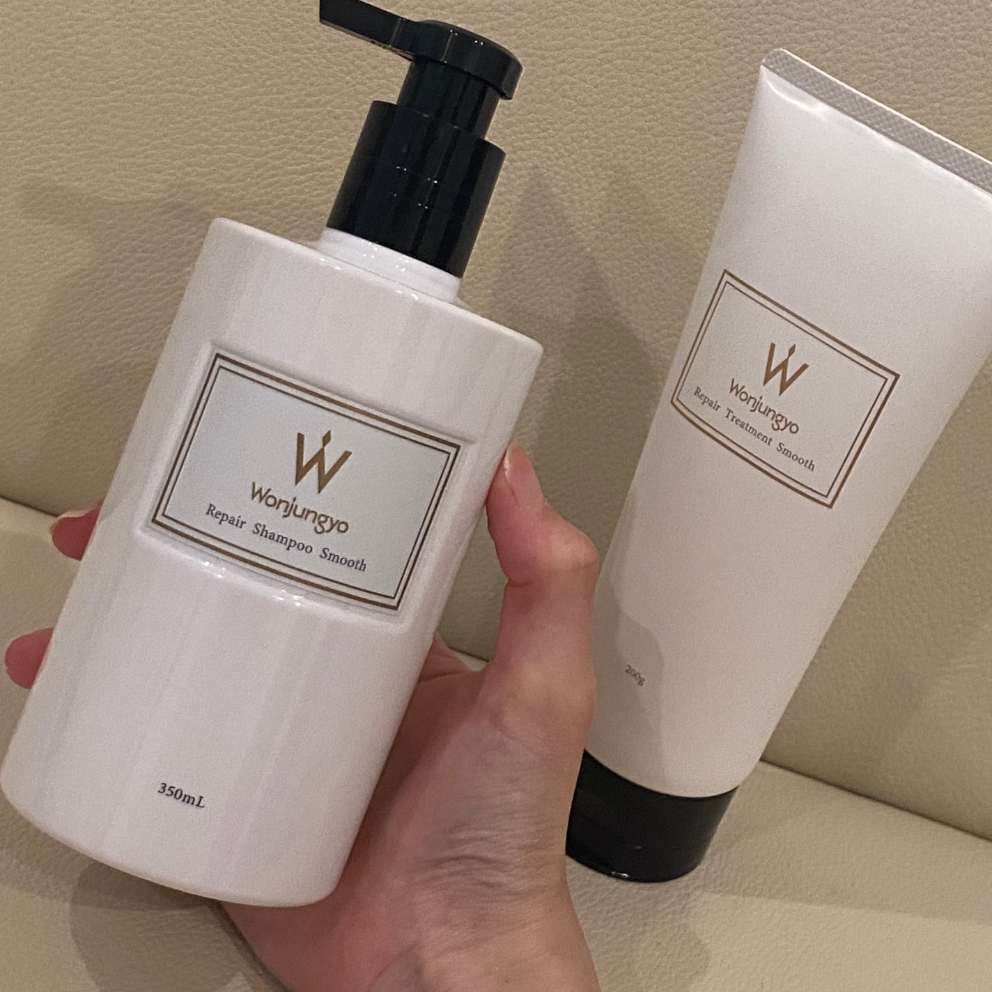 ウォンジョンヨ リペアシャンプー スムース/リペアトリートメント スムース/Wonjungyo/市販シャンプーを使ったクチコミ(2枚目)