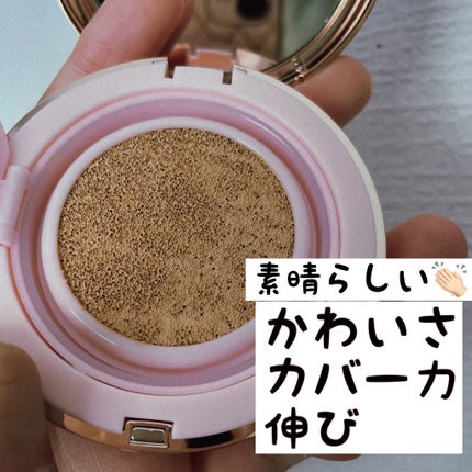 ピンクティーツリーカバークッション/APLIN/クッションファンデーションを使ったクチコミ(2枚目)