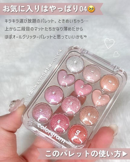 目元チュートリアルアイパレット/Colorgram/アイシャドウパレットを使ったクチコミ(6枚目)