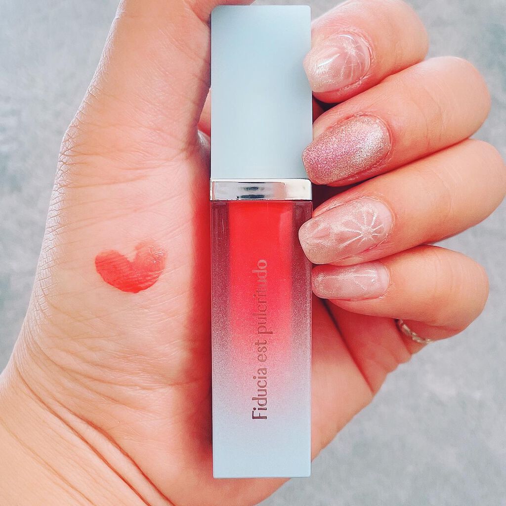 ロングラスティンググロウティント/MELALOWE/リップティントを使ったクチコミ（2枚目）