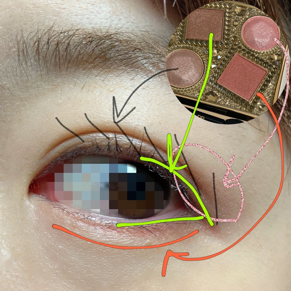 エレガンス ヌーヴェル アイズ/Elégance/アイシャドウパレットを使ったクチコミ(5枚目)