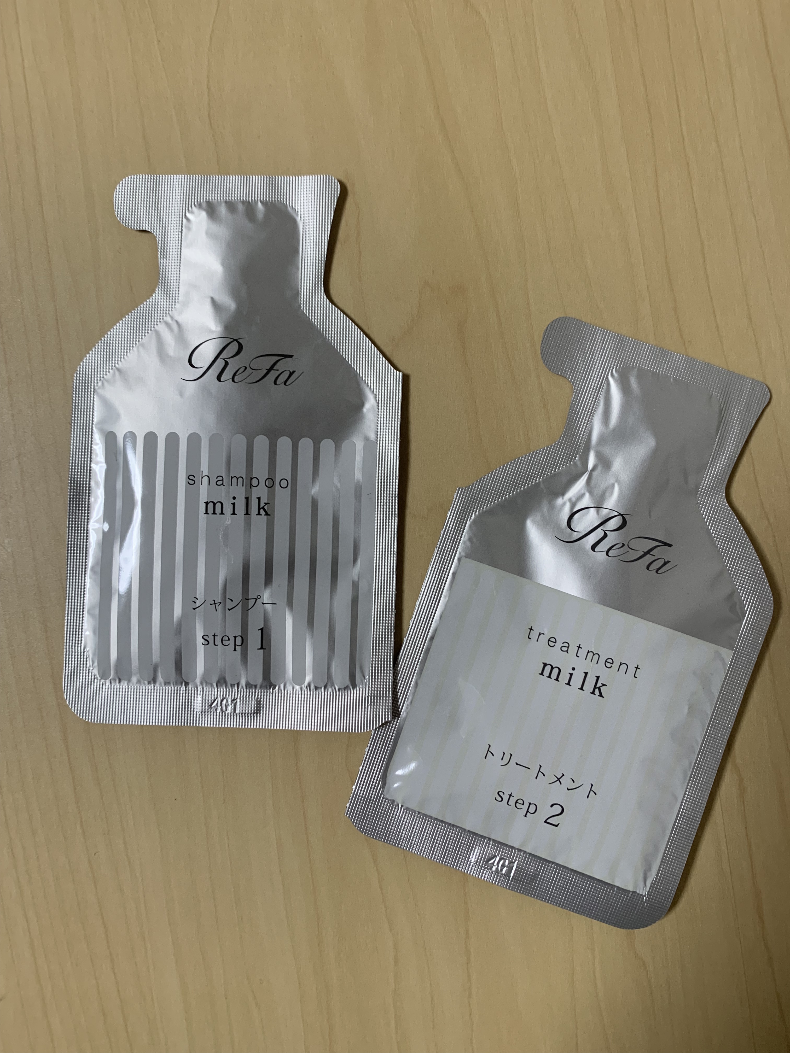 リファミルクプロテインシャンプー/トリートメント/ReFa/シャンプー・コンディショナーを使ったクチコミ（1枚目）