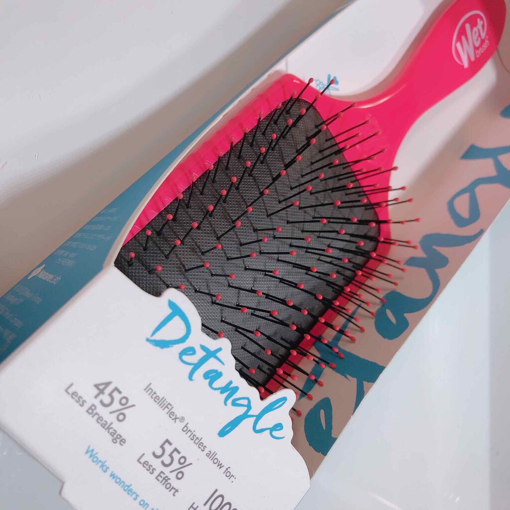 プロパドル ディタングラー ピンク/ウェットブラシ/ヘアブラシを使ったクチコミ（2枚目）