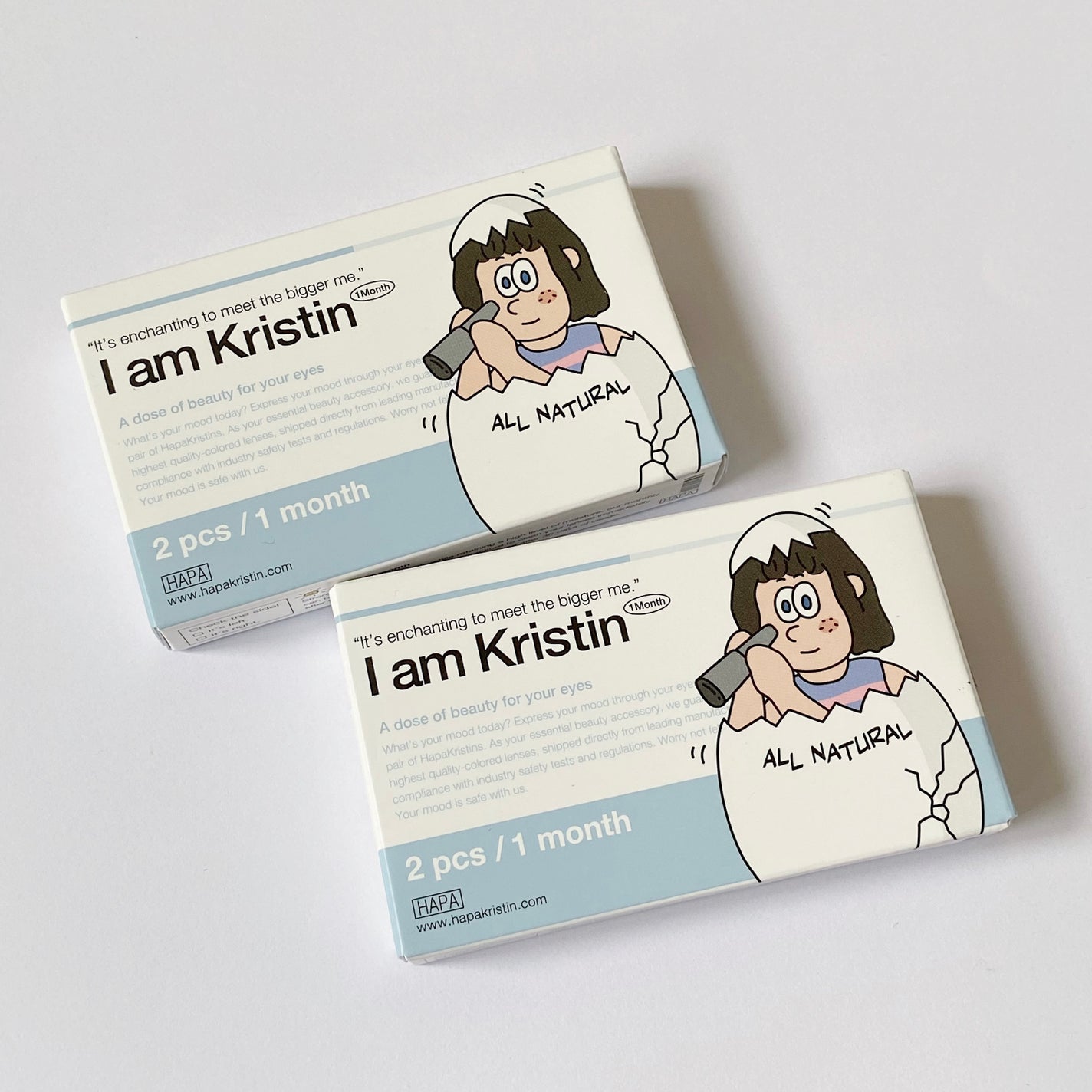 I am Kristin/Hapa kristin/1ヶ月(1MONTH)カラコンを使ったクチコミ(7枚目)