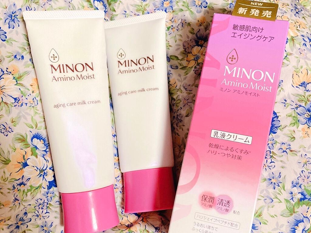 アミノモイスト エイジングケア ミルククリーム/ミノン/フェイスクリームを使ったクチコミ(1枚目)