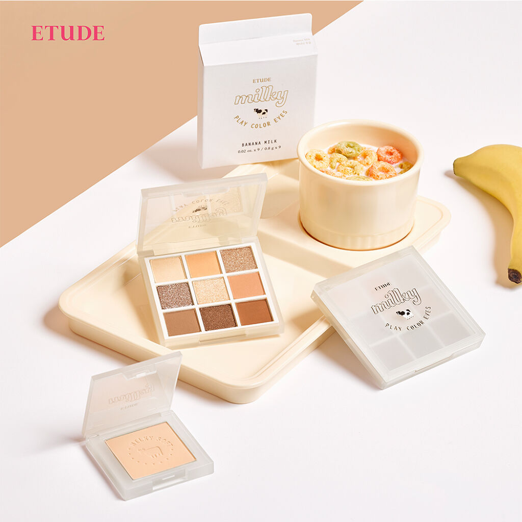 プレイカラーアイズ ≪ミルキーコレクション≫/ETUDE/アイシャドウパレットを使ったクチコミ（2枚目）