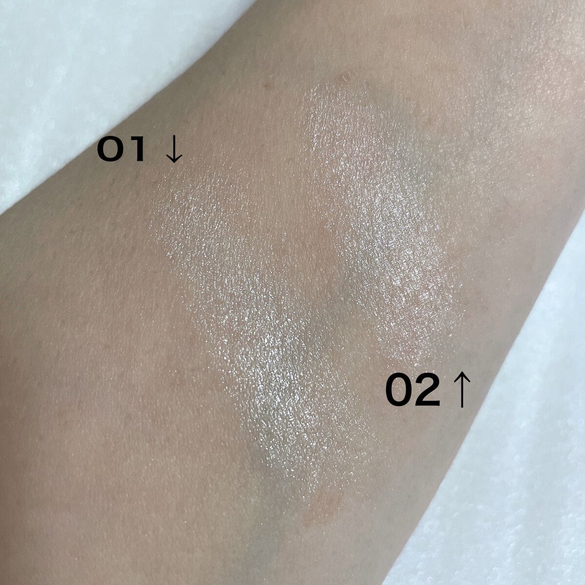 むにゅっとハイライター/キャンメイク/クリームハイライトを使ったクチコミ(3枚目)