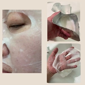 ディープモイスチャー マスク (ケアクリーム付き)/cerXcer/シートマスク・パックを使ったクチコミ(3枚目)