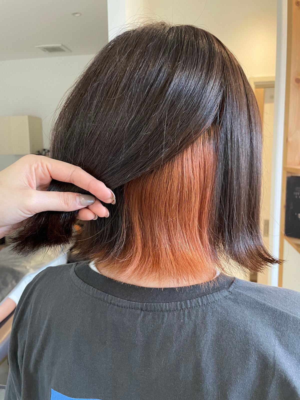 TANAKA/滋賀美容室/フォロバ100 on LIPS 「【インナーカラーAutumnベージュ】さりげないカラーをしたい..」(1枚目)