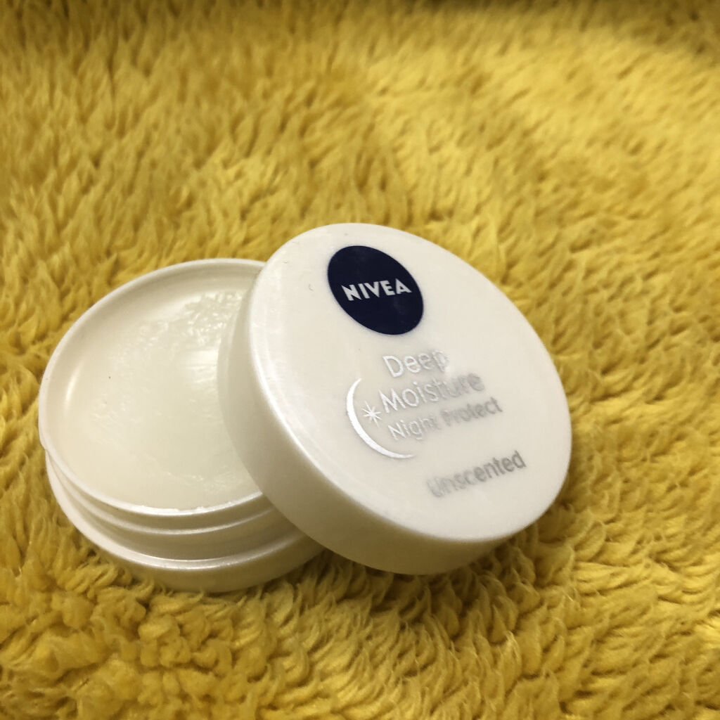 ディープモイスチャーナイトプロテクト　無香料/ニベア/リップマスクを使ったクチコミ（1枚目）