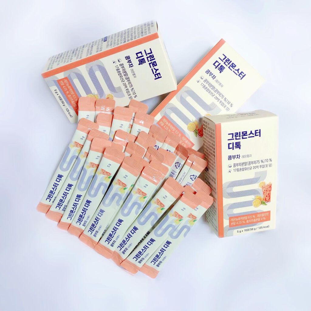 デトックスコンブ茶/グリーンモンスター/コンブチャを使ったクチコミ（1枚目）