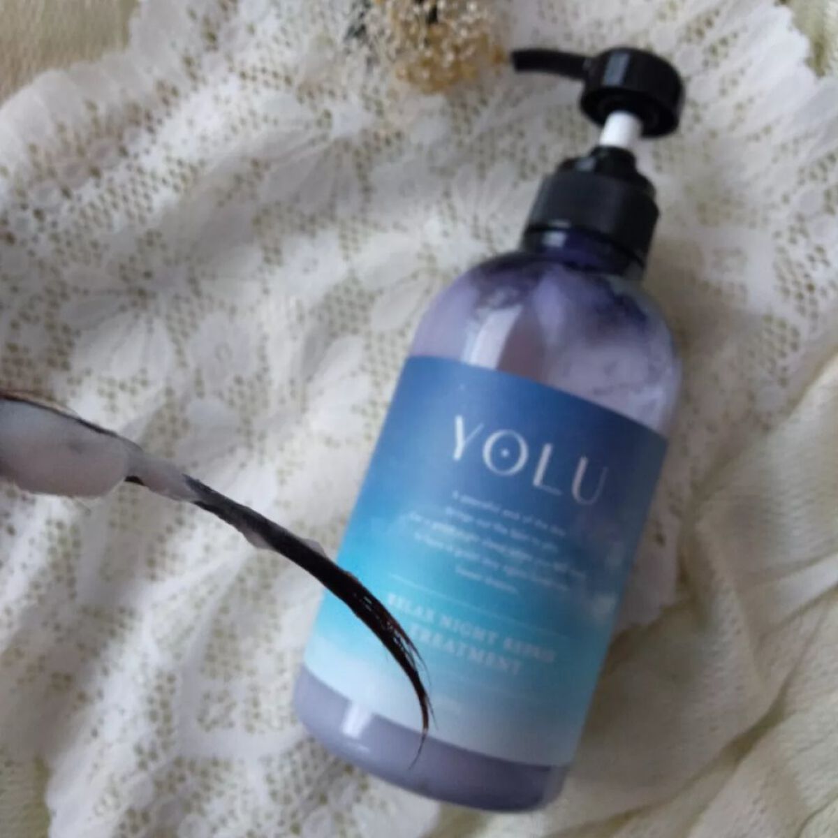 リラックスナイトリペア シャンプー／トリートメント トリートメント本体 475g/YOLU/市販シャンプーを使ったクチコミ（1枚目）