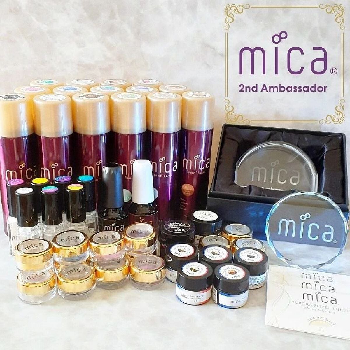 パールプラススプレー/mica/ネイル用品を使ったクチコミ(1枚目)